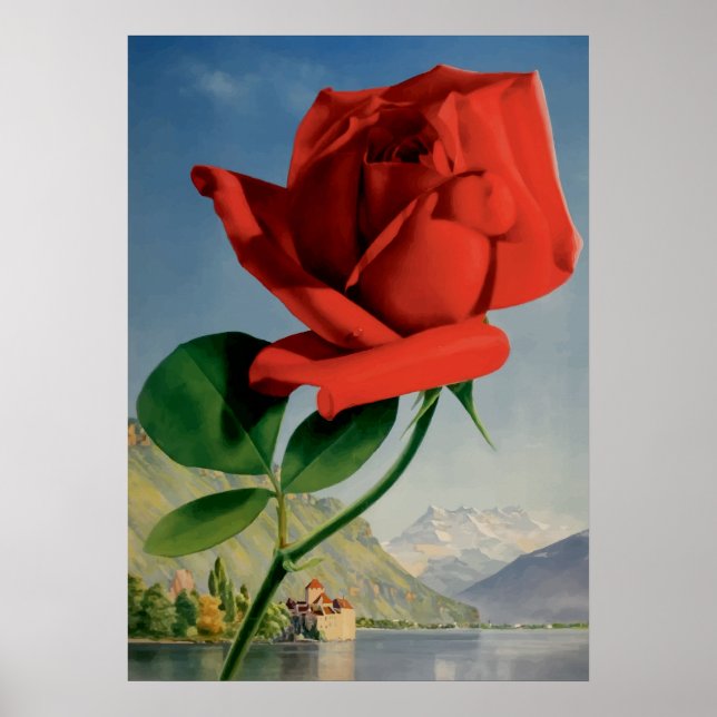 Schweiz Travel Poster (Framsidan)