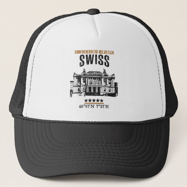 Schweiz Truckerkeps (Framsida)