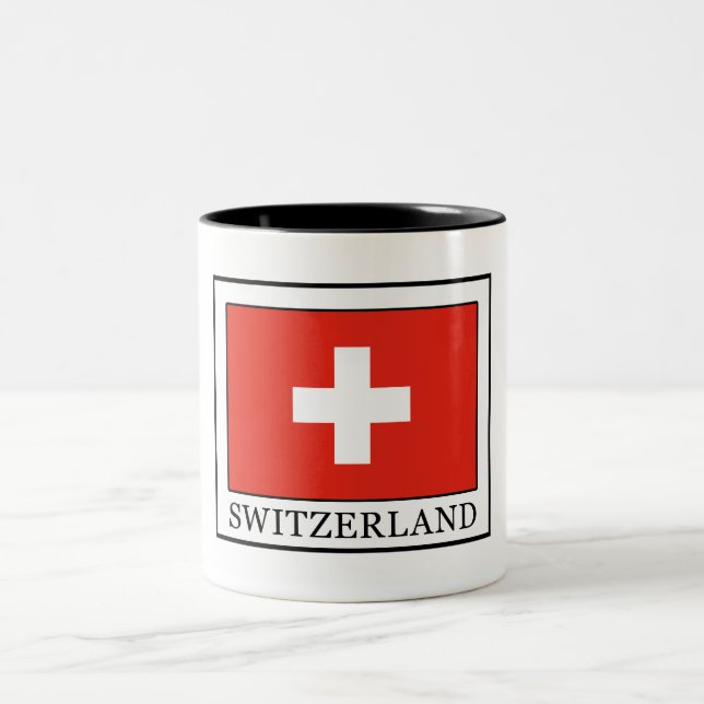 Schweiz Två-Tonad Mugg (Center)