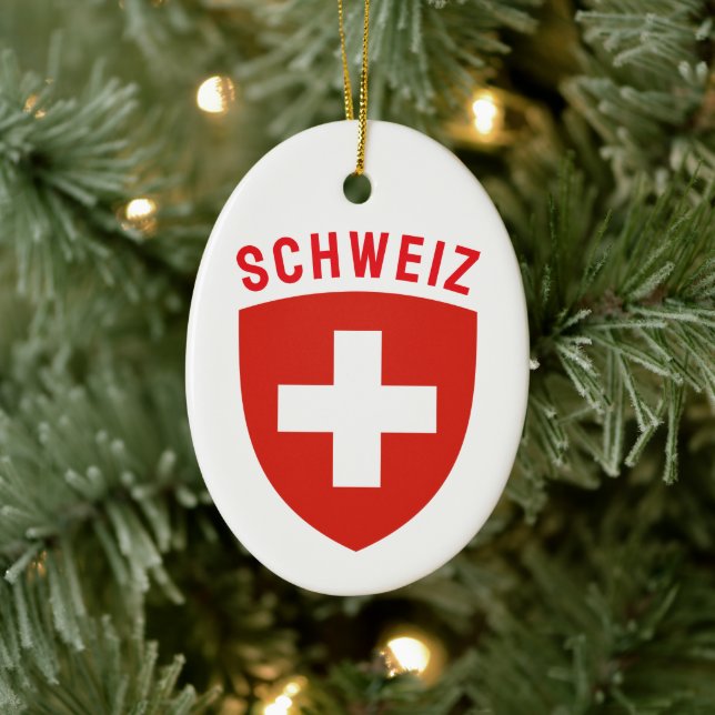 Schweiz (Tyskland, Schweiz) Julgransprydnad Keramik (Träd)