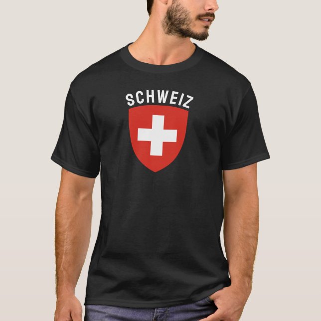 Schweiz (tyskspråkiga Schweiz) T Shirt (Framsida)
