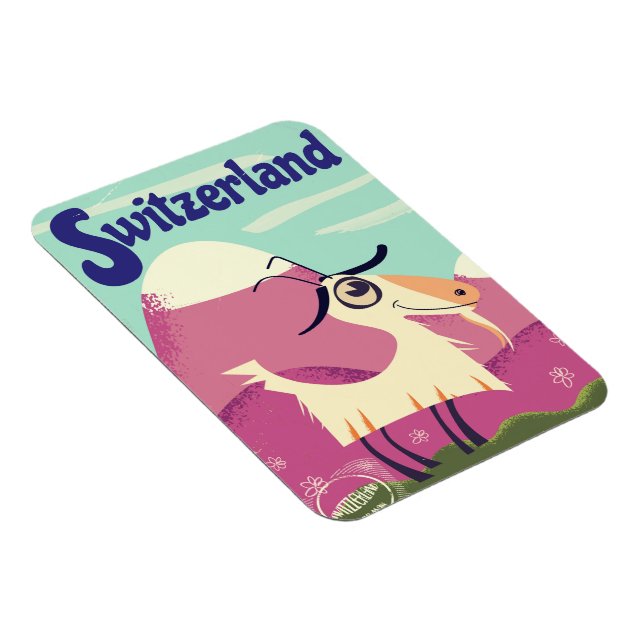 Schweiz Vintage resemotiv Magnet (Högersidan)