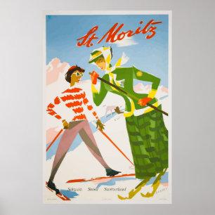 Schweiz Vintage resor Poster