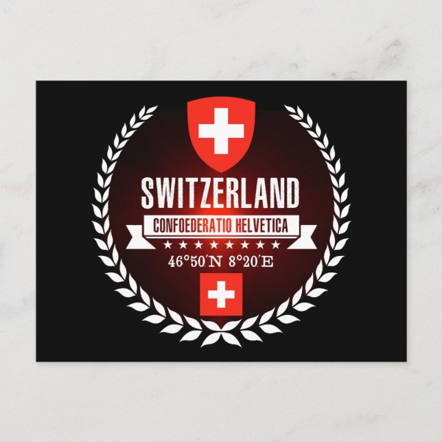 Schweiz Vykort (Framsida)