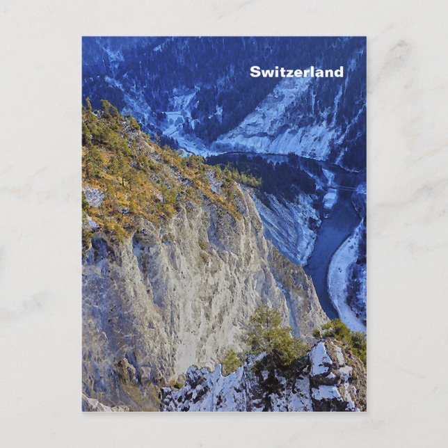Schweiz Vykort (Framsida)
