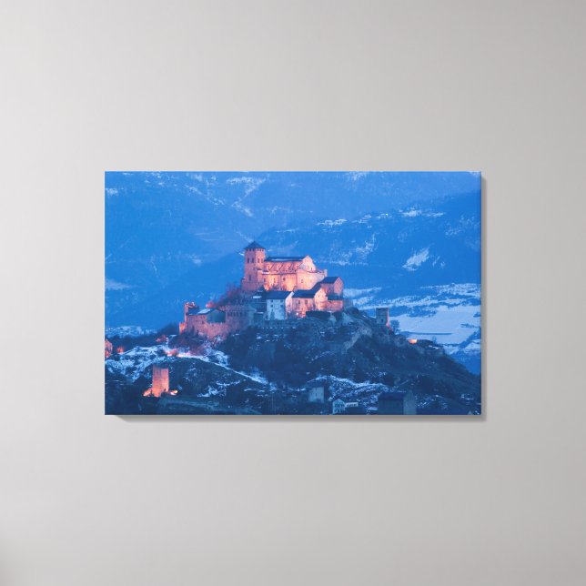 SCHWEIZ, Wallis/Valais, SION: Basilique de Canvastryck (Framsida)