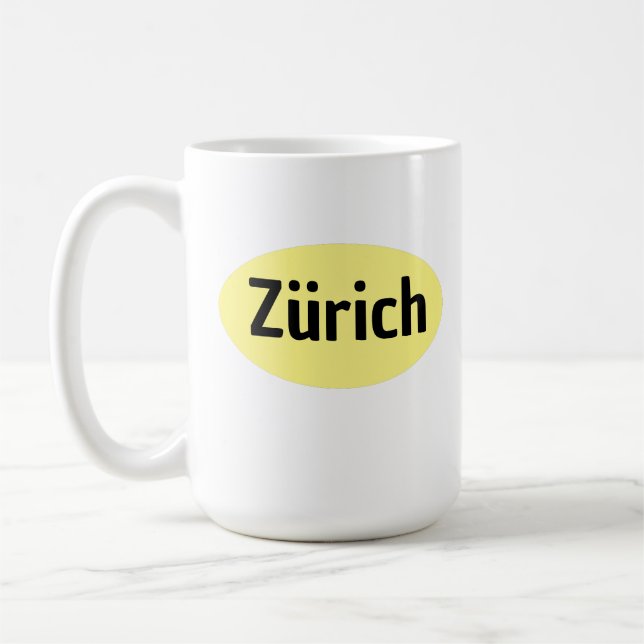 Schweiz Zürich Mugg (Vänster)