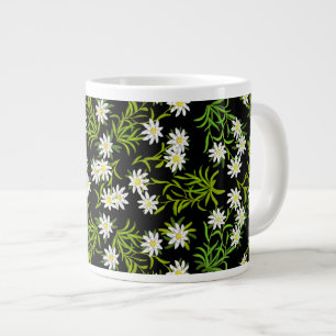 Schweizare Edelweis Alpine Flowers Jumbo Mugg