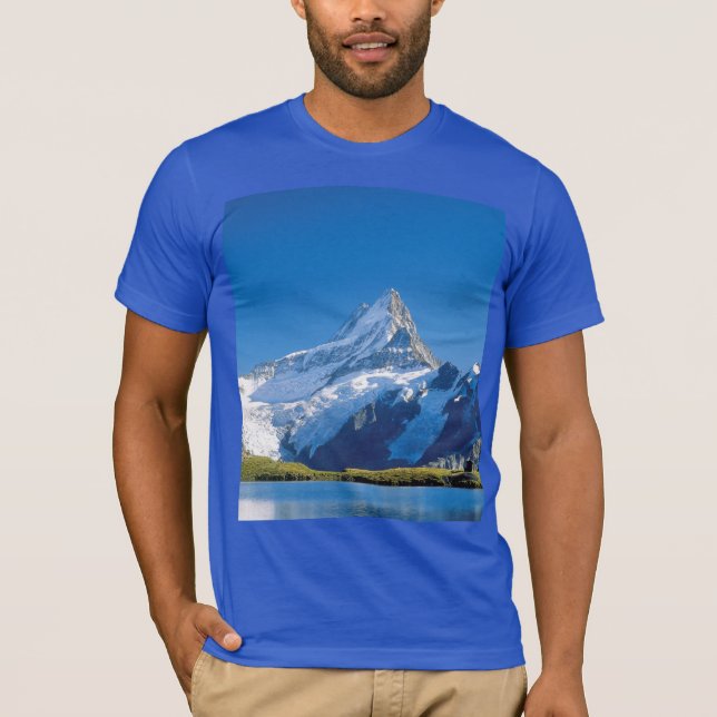 Schweizarebilder - is- sjö tee shirt (Framsida)
