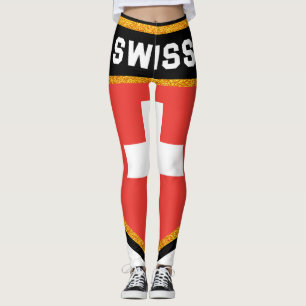 Schweizareflagga Leggings