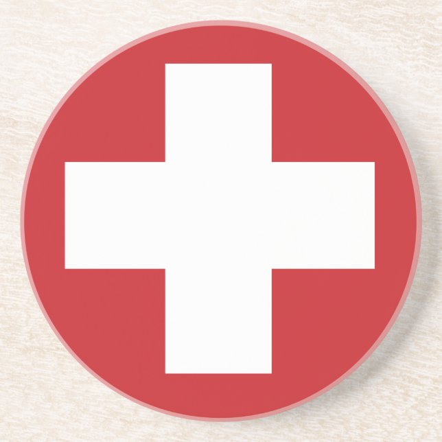 Schweizareflagga Underlägg (Framsidan)