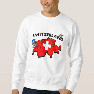 Schweizarekartatröja Långärmad Tröja