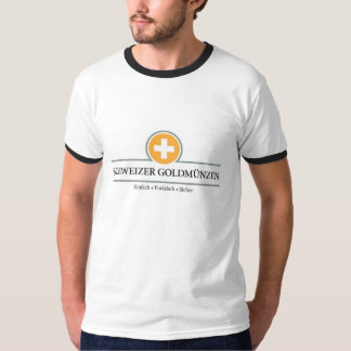 Schweizer Goldmünzen T-tröja T Shirt