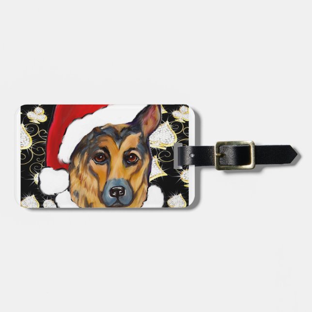 SCHWEIZER SCHÄFERHUND BAGAGEBRICKA (Horisontell Framsida)