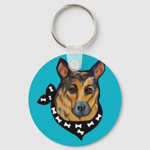 SCHWEIZER SCHÄFERHUND NYCKELRING