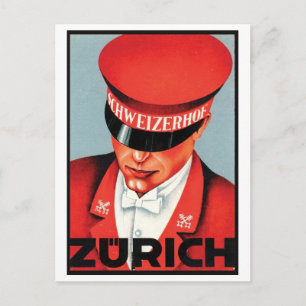 Schweizerhof Zürich Vykort