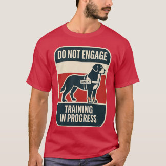 Schweizisk Bergshund Träning Pågår - Dubbel S T Shirt