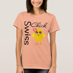 Schweizisk chick t-shirt