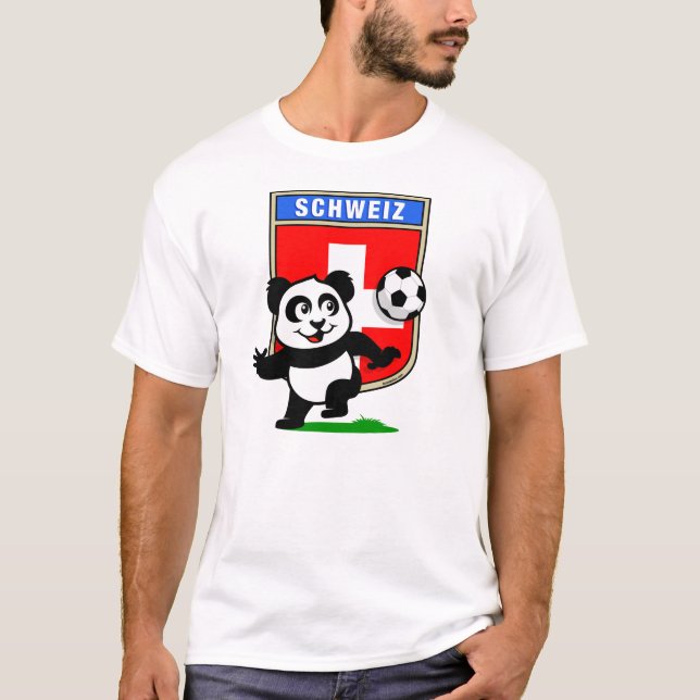 Schweizisk fotboll (ljusskjortor) t shirt (Framsida)
