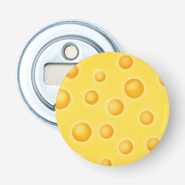 Schweizisk ost Vector Design for ost älskare Flasköppnare (Framsidan)