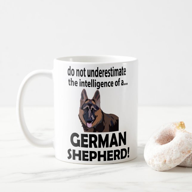 Schweizisk Schäferhund Hund Husdjur  Kaffemugg (Med munk)