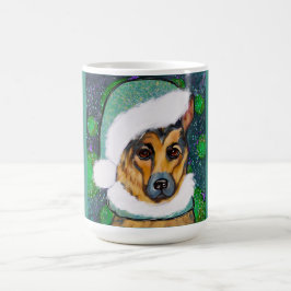 SCHWEIZISK SCHÄFERHUND   KAFFEMUGG