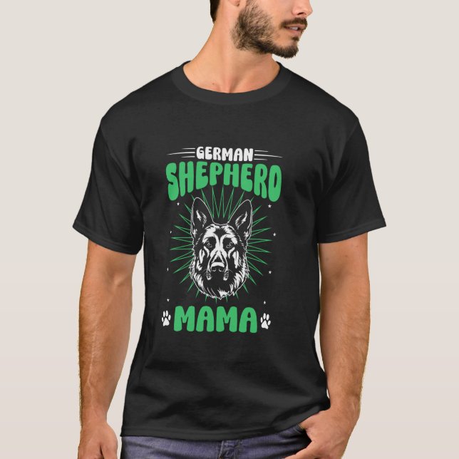 Schweizisk Schäferhund Mamma T Shirt (Framsida)