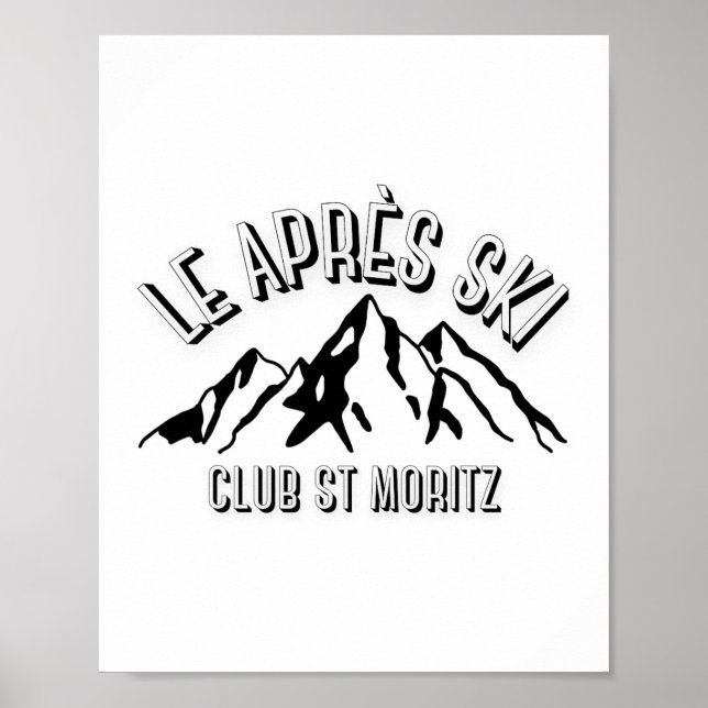 Schweizisk snowboarding kärlek poster (Framsidan)