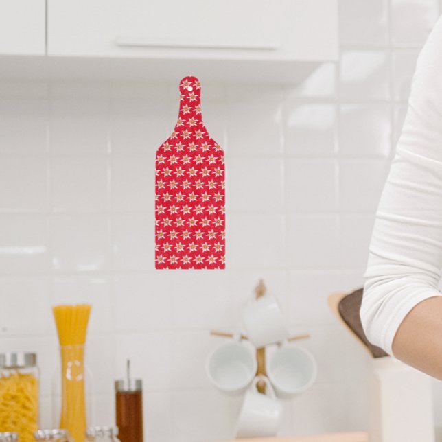 schweizisk symbol Edelweiss Flower Mönster (Edelweiss pattern Cutting Board)