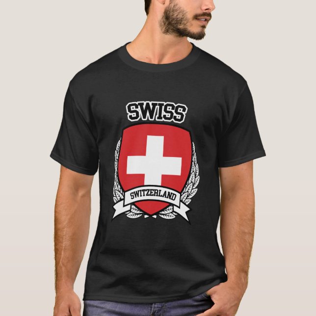 schweizisk tee shirt (Framsida)