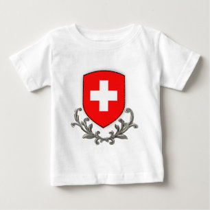 Schweizisk Vapensköld Kids Lg sleeve T Shirt