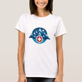 Schweiziska Alperna Illustration T Shirt