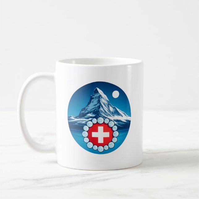 Schweiziska Alperna - Matterhorn Kaffemugg (Vänster)