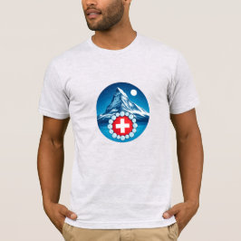 Schweiziska Alperna - Matterhorn T Shirt