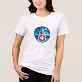 Schweiziska Alperna - Matterhorn T Shirt