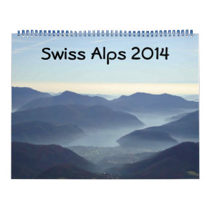 Schweiziska Alpernor 2014 Kalender