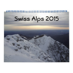 Schweiziska Alpernor 2015 Kalender
