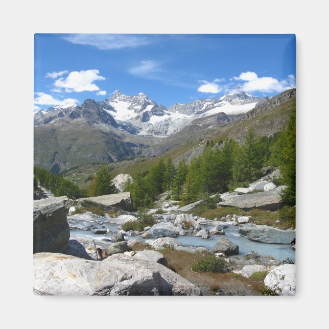 Schweiziska Alpernor Magnet (Framsidan)