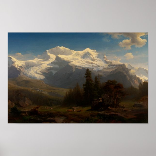 Schweiziska Alpernor Poster (Framsidan)