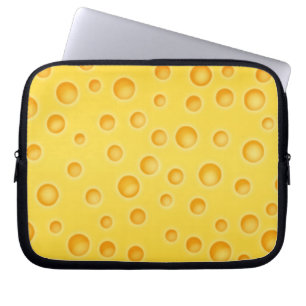 Schweiziska Cheezy Struktur Mönster Laptop Sleeve