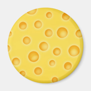 Schweiziska Cheezy Struktur Mönster Magnet
