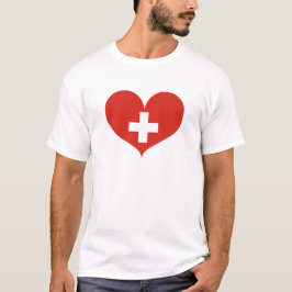 Schweiziska edsförbundet - Schweiz Flagga T Shirt