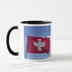 Schweiziska flaggan RF) Mugg