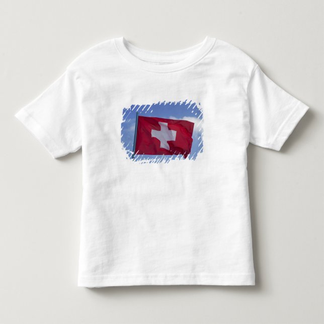 Schweiziska flaggan RF) T-shirt (Framsida)