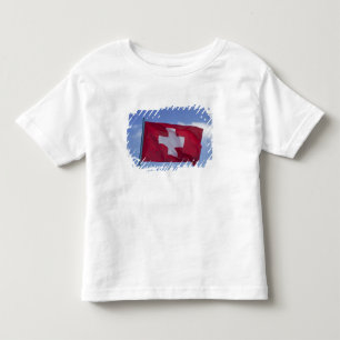 Schweiziska flaggan RF) Tee