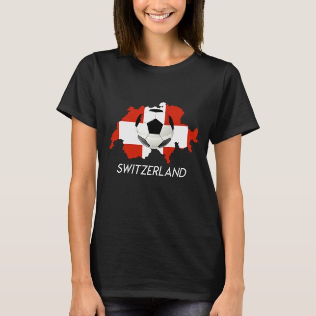 Schweiziska fotbollsteamet Supportör T-shirt (Framsida)