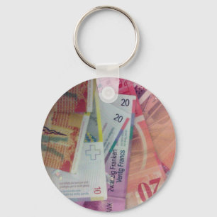 Schweiziska frankar nyckelring