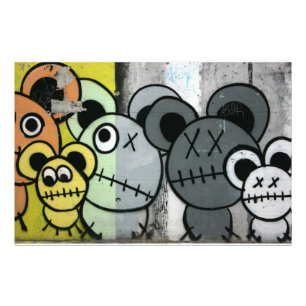 Schweiziska grafitti fototryck
