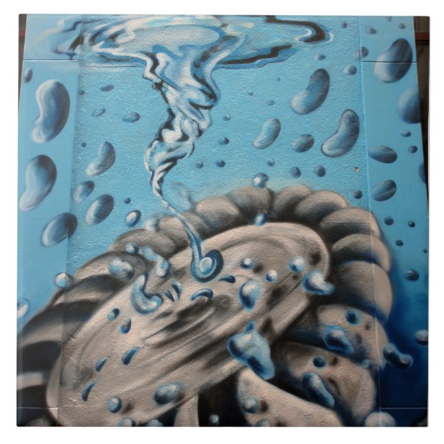 Schweiziska grafitti kakelplatta (Framsidan)