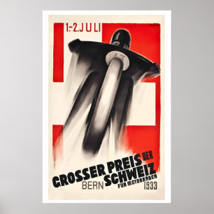 Schweiziska Grand Prix Circuit des Nations Bern 19 Poster